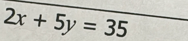 2x+5y=35