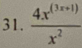  (4x^((3x+1)))/x^2 