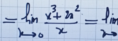 =limlimits _kto 0 (x^3+n^2)/x =limlimits _n