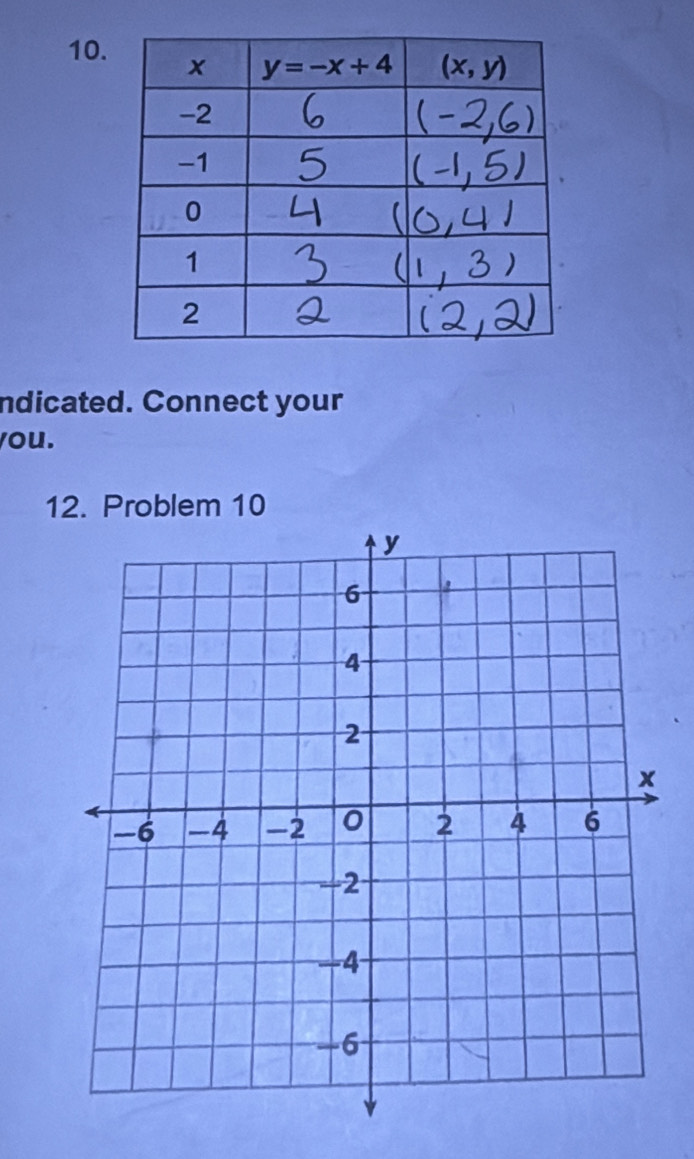 ndicated. Connect your
ou.
12. Problem 10