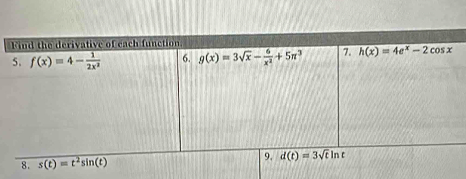 s(t)=t^2sin (t)