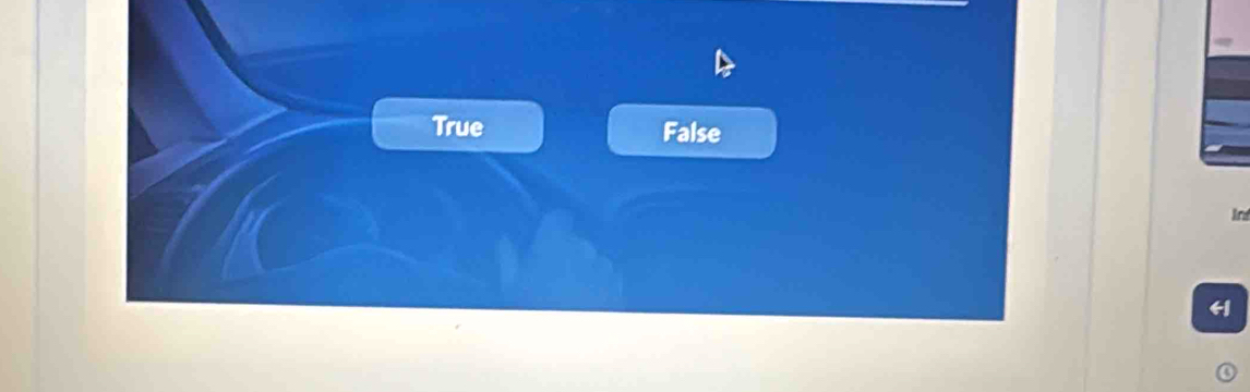 True False
In