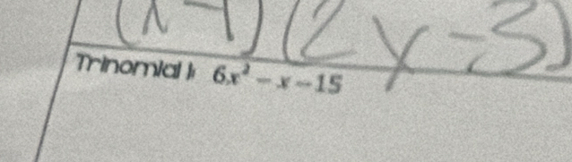 Trinomial 1