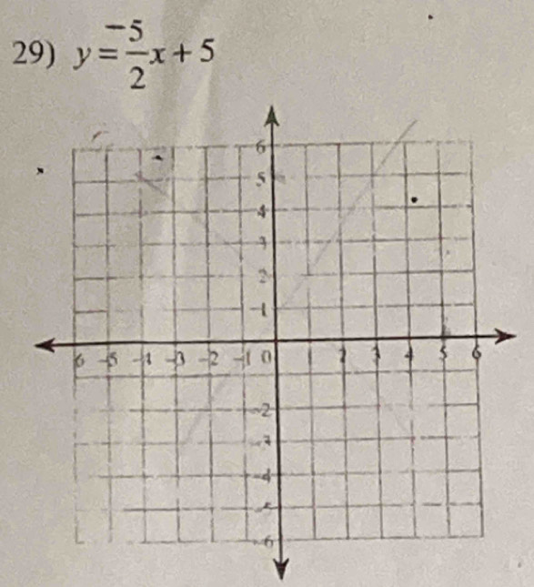 y= (-5)/2 x+5