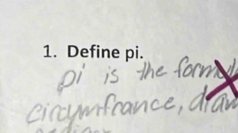 Define pi.