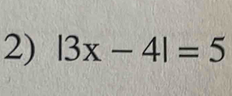 |3x-4|=5