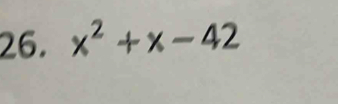 x^2+x-42