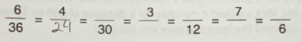 3 = 2 = 30 = ° = 12 = — = 6