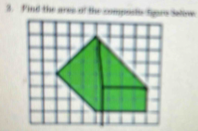 Find the ares of the composte fgars Satom