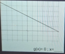 g(x)=0; x=
_