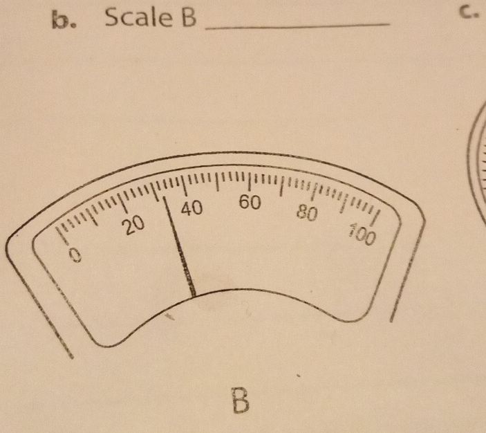 Scale B _ 
C.
B