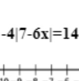 -4|7-6x|=14
A .