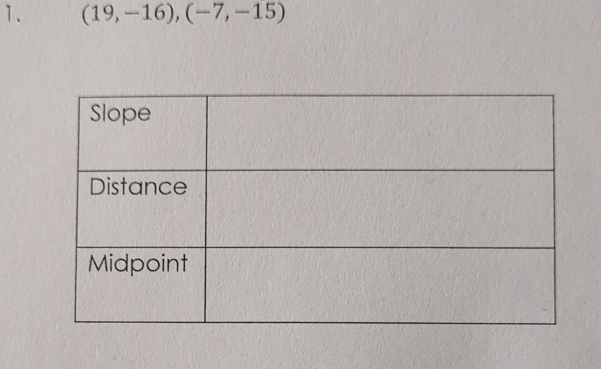 (19,-16), (-7,-15)