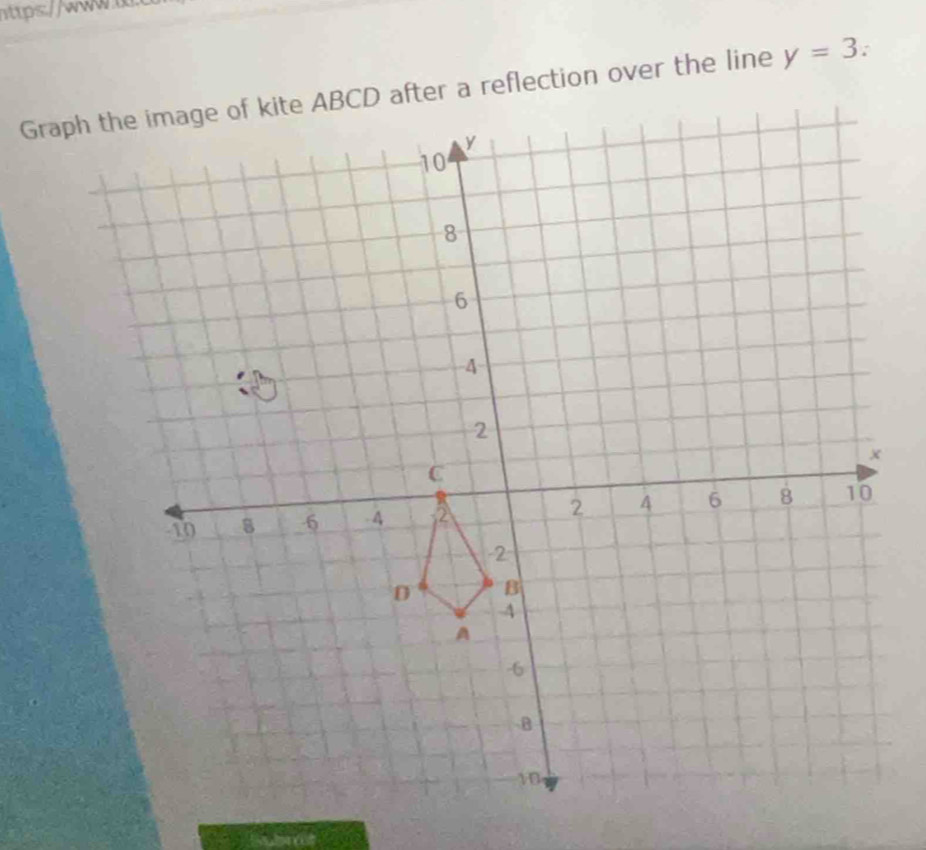 y=3
Subrét