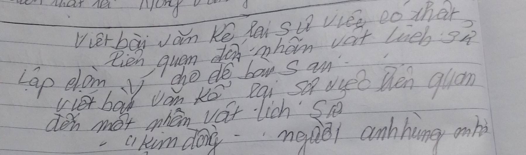 iMar e Nong v a 
Vierbai vam ke lai si viee eo ther 
Rien quan den mhem vat lueb gn 
den mot when var lich' Se 
e t hum dong mgàer anhhine ash