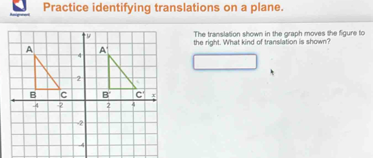 Solved: Assignment Practice identifying translations on a plane. The ...