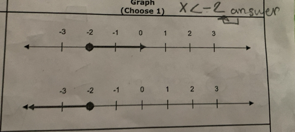 Graph 
(Choose 1)