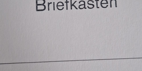 Briefkasten