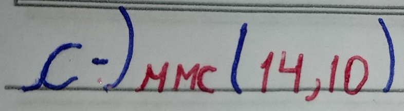 ) MMC(14,10)