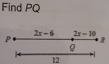 Find PQ
12