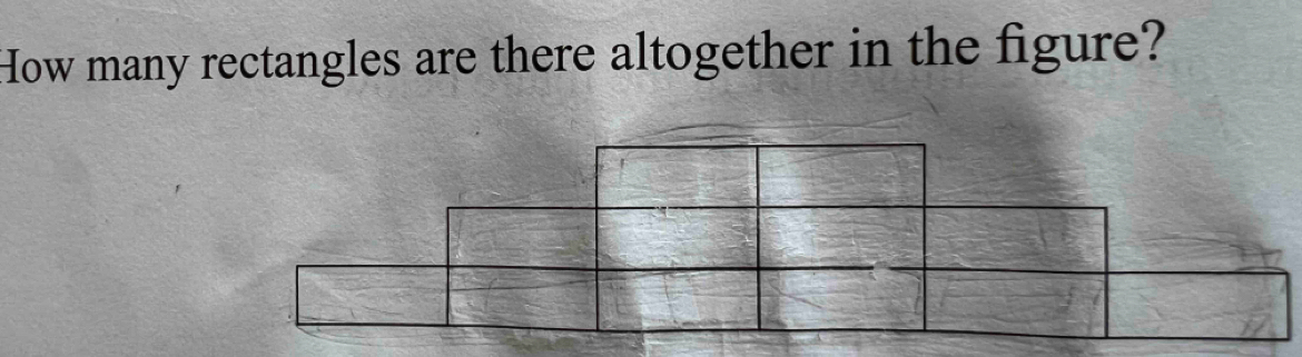 Solved: How many rectangles are there altogether in the figure? [Math]