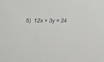 12x+3y=24