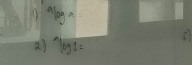 alog a=
2) ^wedge log 1=
6