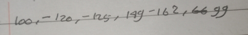 100, -120, -125,149-162,6699