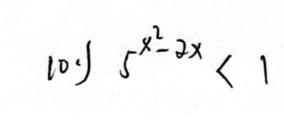 (0J 5^(x^2)-2x<1</tex>