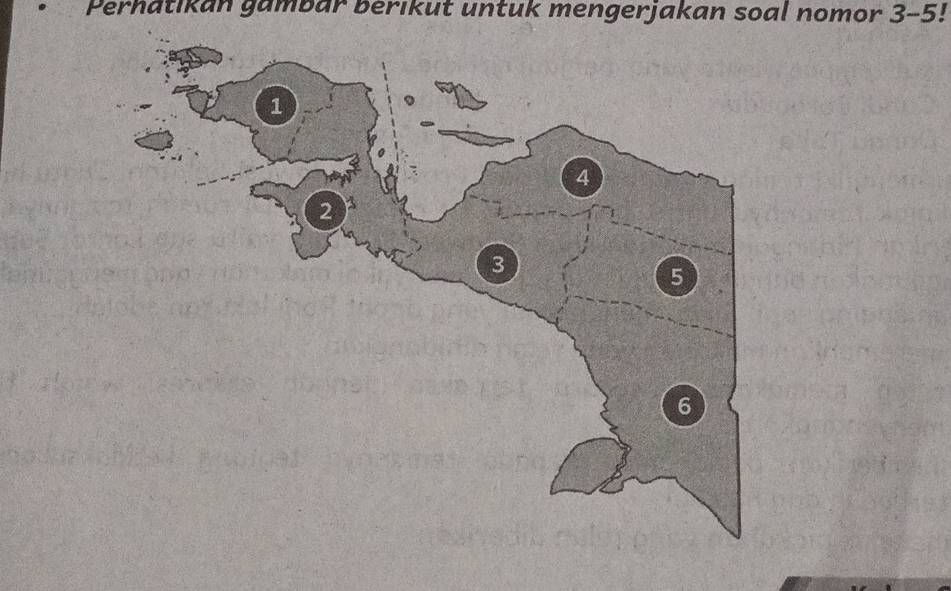 Perhatikan gambar berıkut untuk mengerjakan soal nomor 3-5