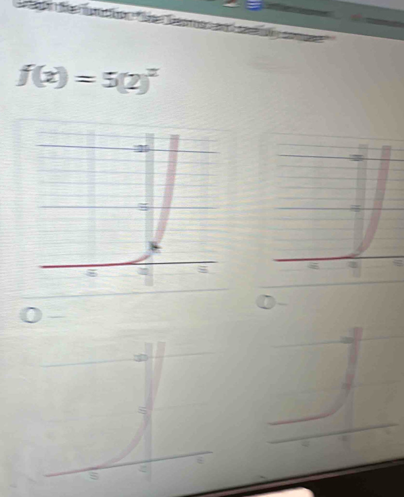 f(x)=5(2)^x