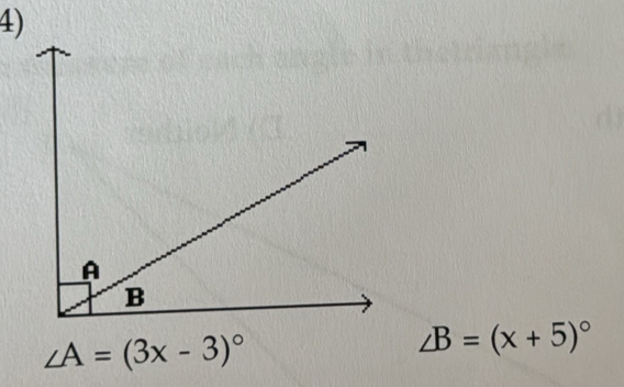 ∠ B=(x+5)^circ 