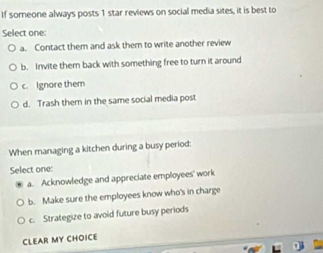 Solved: If someone always posts 1 star reviews on social media sites ...