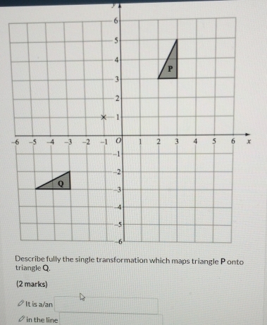 It is a/an □ 
in the line _ 