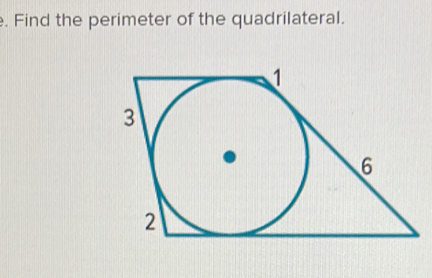 Find the perimeter of the quadrilateral.