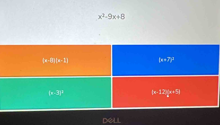 x^2-9x+8
dell