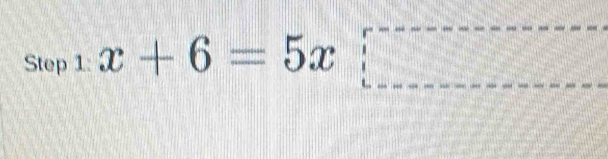 x+6=5x□