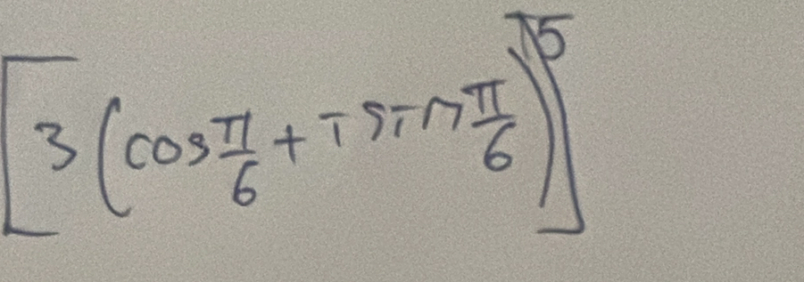 3(cos  π /6 +Tsin 7 π /6 )^35