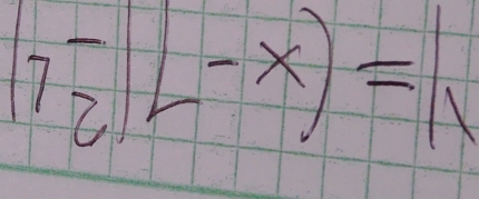 (x-5/3(2-x)=1