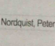 Nordquist, Peter