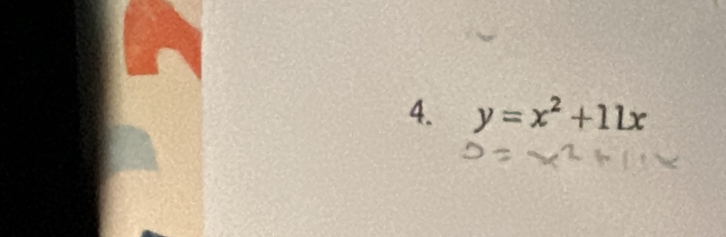 y=x^2+11x