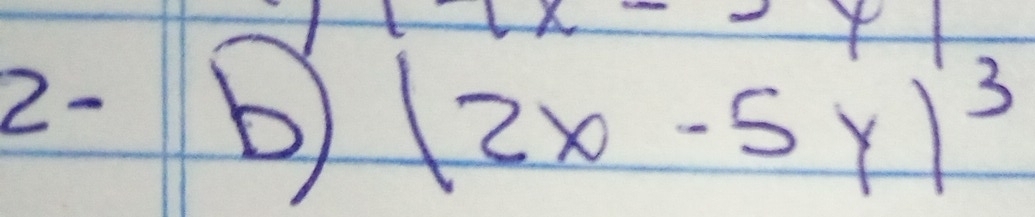 2-6 (2x-5y)^3