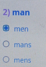 man 
men 
mans 
mens