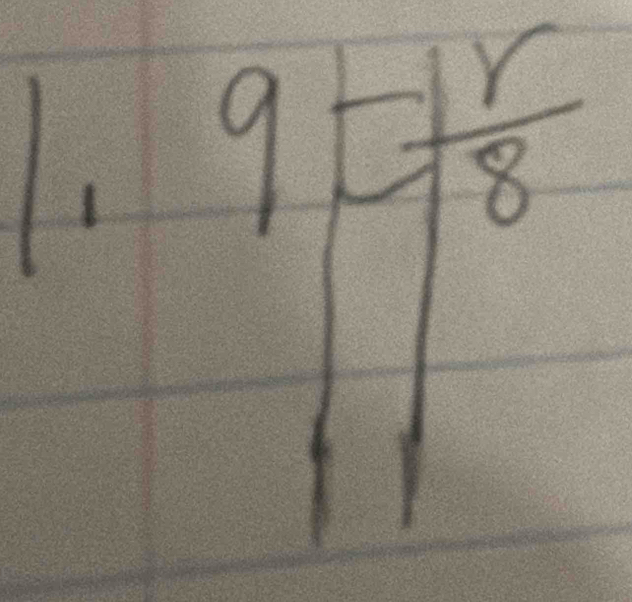 9 (-1r)/18 
frac 40^(50)