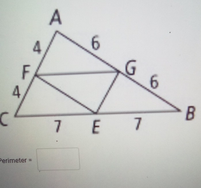 Perimeter =□