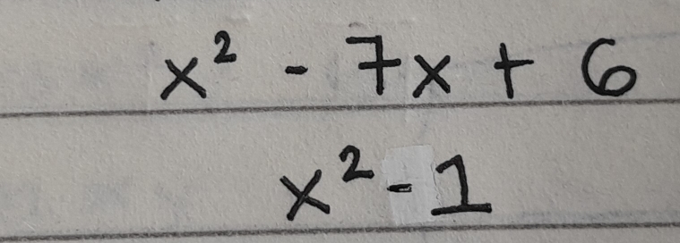 x^2-7x+6
x^2-1