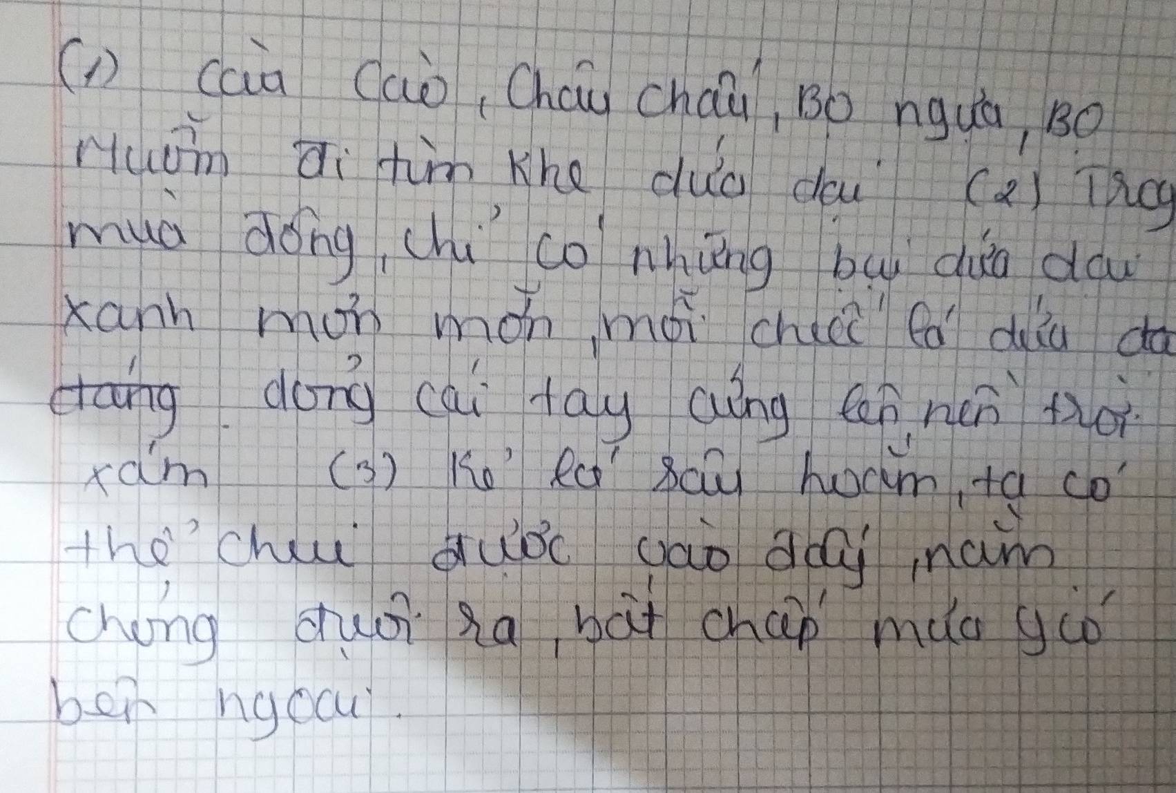 (nccia Caò, Cháu cháu, B0 nguá, B0 
Huim di tim Khe duo dou (a) Thg 
muá dóng (hú co nhǎng bu dǎn dow 
xann mon mán mói chici eà duia do 
cāng dong cai tay aáng cn nén t 
xdm (s) Ko eq scù hocm, to co 
thechu àuò gào dài nam 
chóng duái ha, bài cháp mua guo 
ben ngpaur.