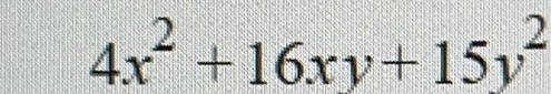 4x^2+16xy+15y^2