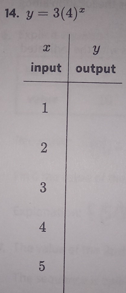 y=3(4)^x
t