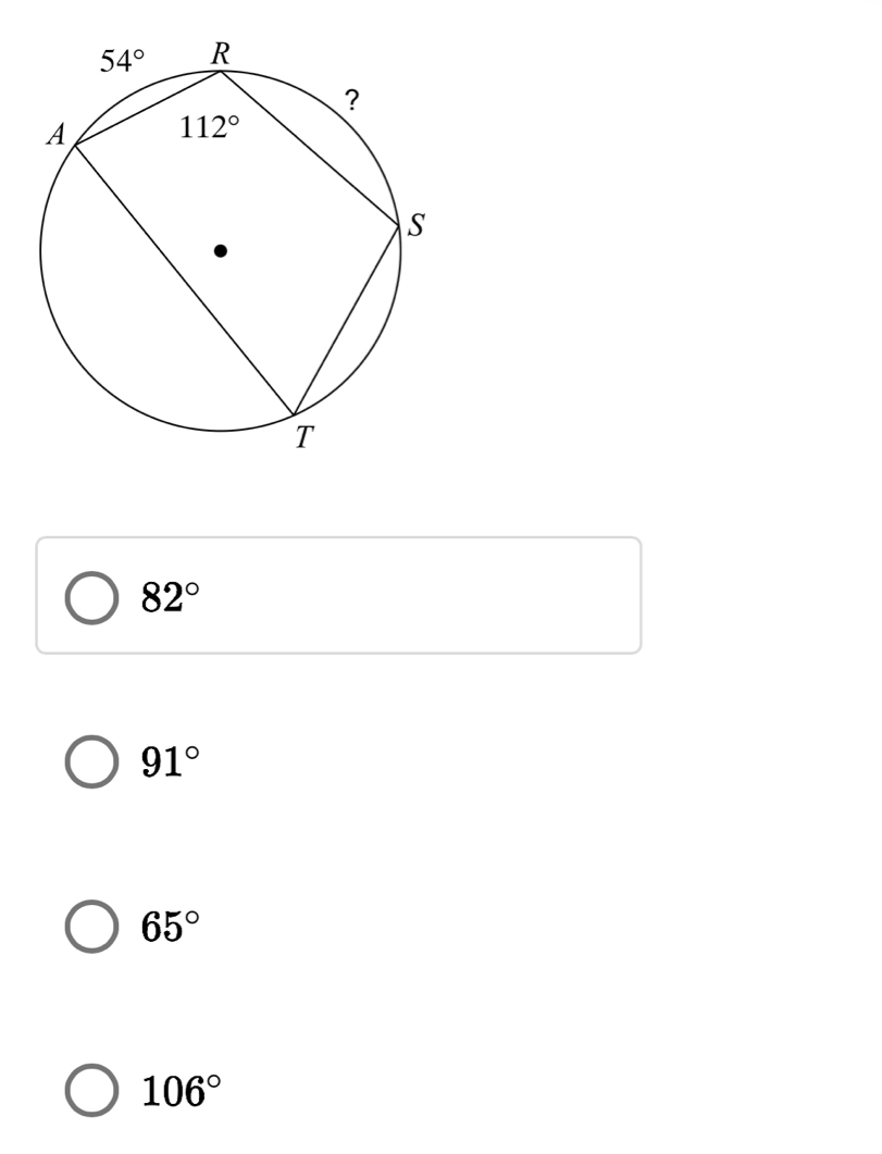 82°
91°
65°
106°